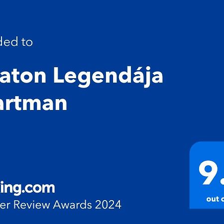 Balaton Legendaja Apartman シオーフォク エクステリア 写真